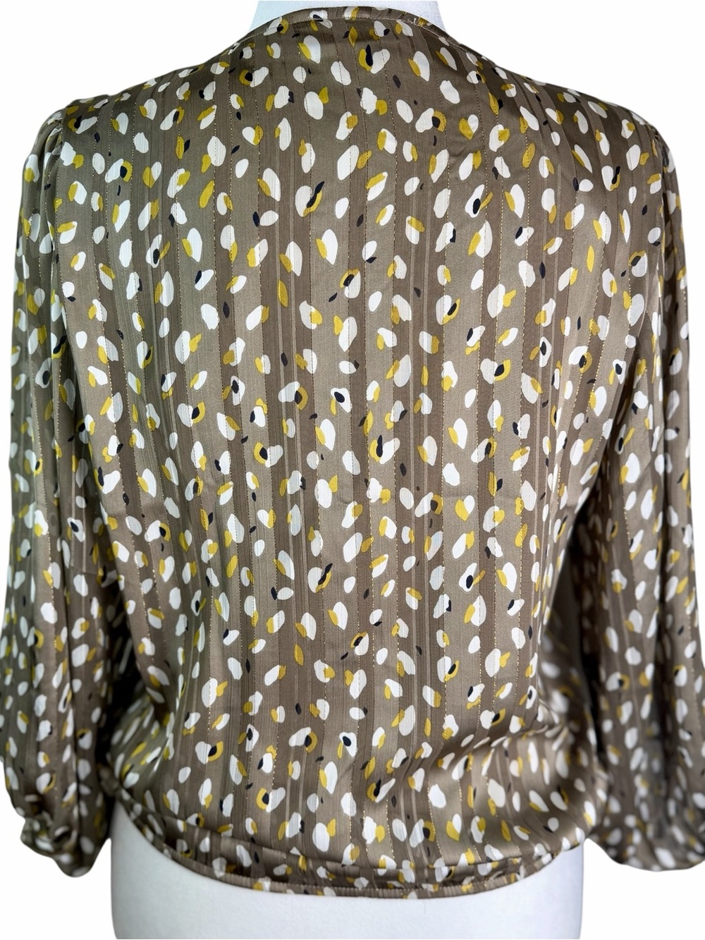 Haver & Blair London Printed 3/4 Sleeve Blouse Size M - Picture 5 of 11